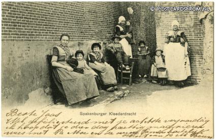 Spakenburg, Spakenburger Kleederdracht ansichtkaart: Spakenburg, Spakenburger Kleederdracht
