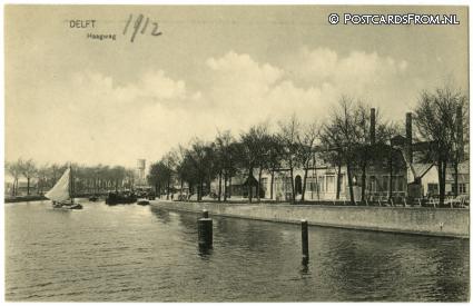 ansichtkaart: Delft, Haagweg