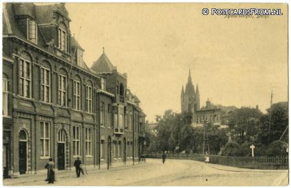 ansichtkaart: Delft, Spoorsingel