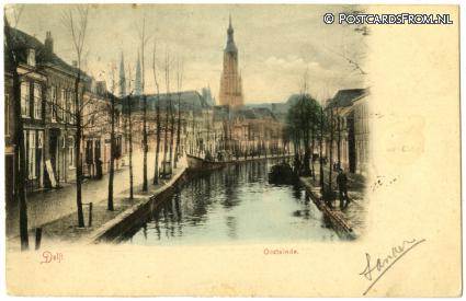Delft, Oosteinde ansichtkaart: Delft, Oosteinde
