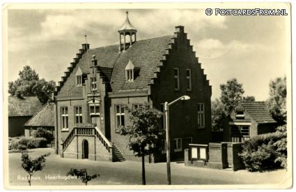ansichtkaart: Heerhugowaard, Raadhuis