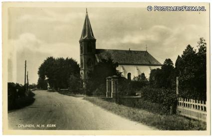 ansichtkaart: Opijnen, N.H. Kerk