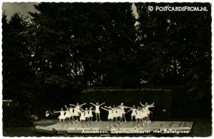 Amstelveen, Openluchttheater met Balletgroep ansichtkaart: Amstelveen, Openluchttheater met Balletgroep