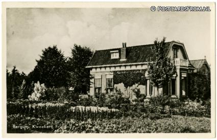 Bergum, Kweekerij Frisia ansichtkaart: Bergum, Kweekerij Frisia