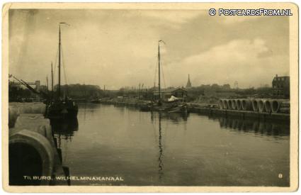 ansichtkaart: Tilburg, Wilhelminakanaal