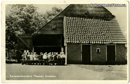 ansichtkaart: Zweeloo, Kampeerboerderij Meppen