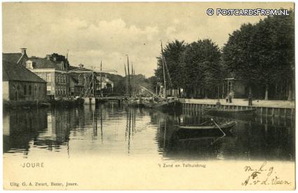 ansichtkaart: Joure, 't Zand en Tolhuisbrug