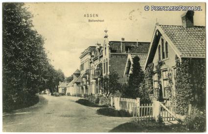 Assen, Beilerstraat ansichtkaart: Assen, Beilerstraat