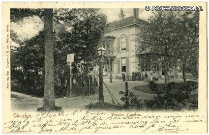 ansichtkaart: Ginneken, Pension Tandem