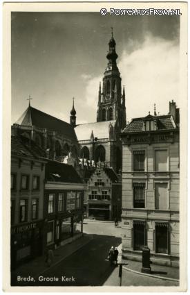 ansichtkaart: Breda, Groote Kerk