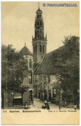 ansichtkaart: Haarlem, Bakenesserkerk