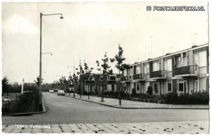 Pernis, Vermaetweg ansichtkaart: Pernis, Vermaetweg