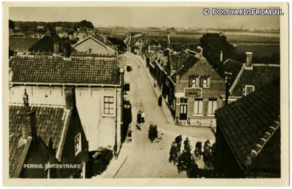 ansichtkaart: Pernis, Breestraat