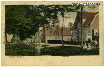 ansichtkaart: Benthuizen, Westeinde