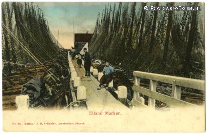 Marken, Eiland ansichtkaart: Marken, Eiland