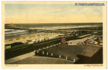 ansichtkaart: Scheveningen, 's-Gravenhage. Wandelhoofd