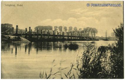 ansichtkaart: Hedel GL, Schipbrug