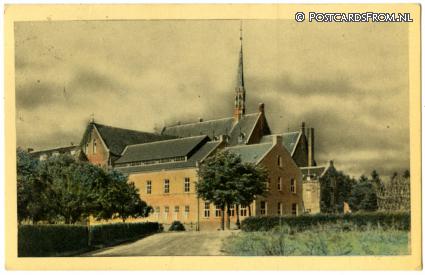 ansichtkaart: Bunde, R.K. Koloniehuis 'Overbunde'
