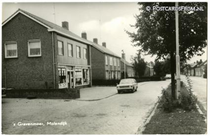 ansichtkaart: 's-Gravenmoer, Molendijk
