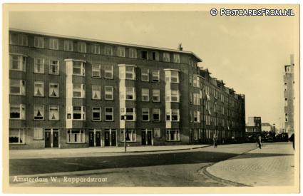 Amsterdam, West. Rappardstraat ansichtkaart: Amsterdam, West. Rappardstraat