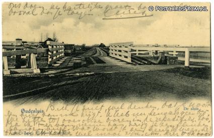 ansichtkaart: Oudesluis, De Sluis