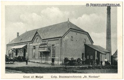 ansichtkaart: Meijel, Coop. Stoomzuivelfabriek 'St. Nicolaas'