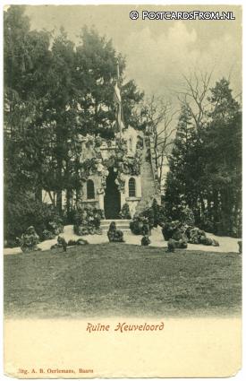 ansichtkaart: Baarn, Ruine Heuveloord