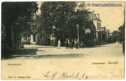ansichtkaart: Baarn, Laanstraat