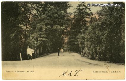 ansichtkaart: Baarn, Kerkhoflaan