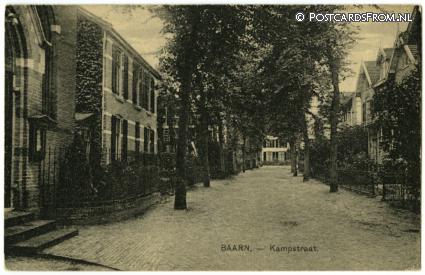 ansichtkaart: Baarn, Kampstraat