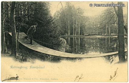 Rozendaal, Kettingbrug Rosendaal ansichtkaart: Rozendaal, Kettingbrug Rosendaal