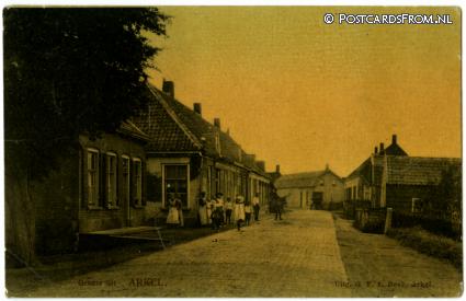 ansichtkaart: Arkel, Groete uit