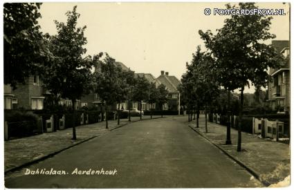 ansichtkaart: Aerdenhout, Dahlialaan