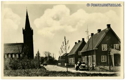 ansichtkaart: Hoogwoud, Molenstraat