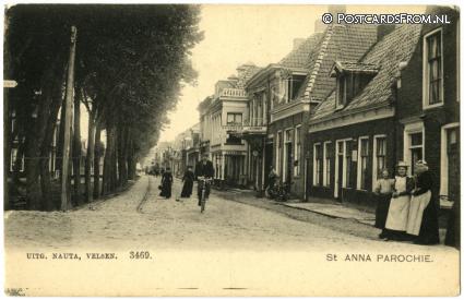 Sint Annaparochie, Hier stopt de tram ansichtkaart: Sint Annaparochie, Hier stopt de tram