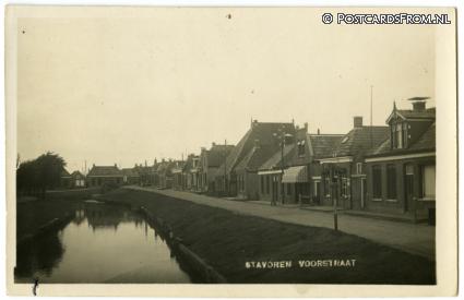 Stavoren, Voorstraat ansichtkaart: Stavoren, Voorstraat