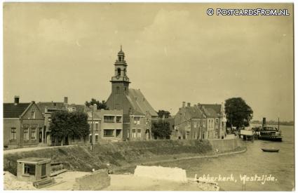 ansichtkaart: Lekkerkerk, Westzijde
