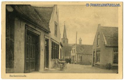 ansichtkaart: Berkenwoude, --