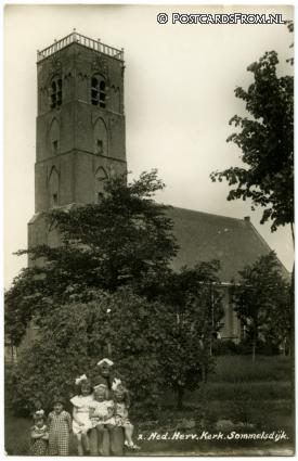 ansichtkaart: Sommelsdijk, Ned. Herv. Kerk