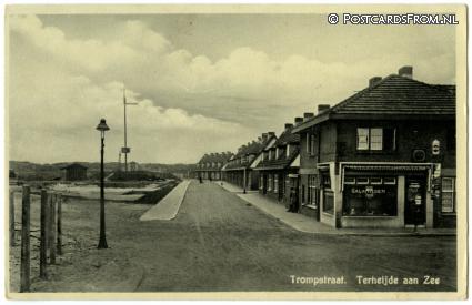 ansichtkaart: Ter Heijde, Trompstraat