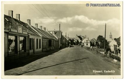 Fijnaart, Kadedijk ansichtkaart: Fijnaart, Kadedijk