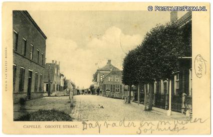 's-Grevelduin-Capelle, Capelle. Groote Straat ansichtkaart: 's-Grevelduin-Capelle, Capelle. Groote Straat