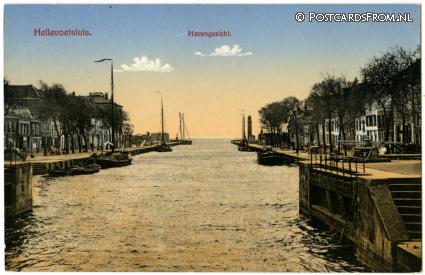 Hellevoetsluis, Havengezicht ansichtkaart: Hellevoetsluis, Havengezicht