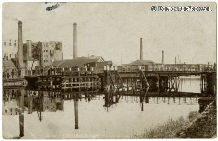 Krommenie, Brug. De Fabrieken ansichtkaart: Krommenie, Brug. De Fabrieken