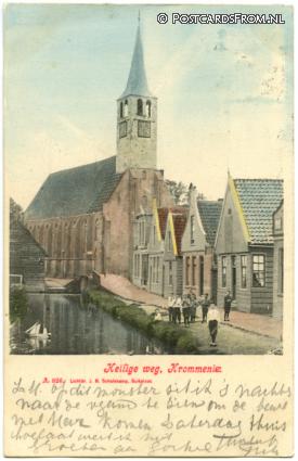Krommenie, Heilige weg ansichtkaart: Krommenie, Heilige weg