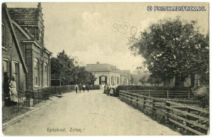 ansichtkaart: Zetten, Kerkstraat