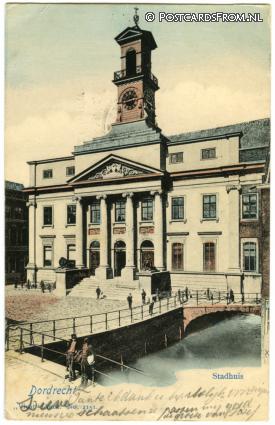 Dordrecht, Stadhuis ansichtkaart: Dordrecht, Stadhuis