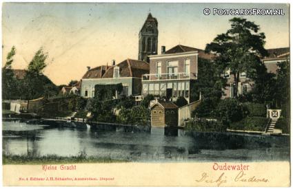 ansichtkaart: Oudewater, Kleine Gracht