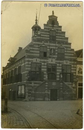 ansichtkaart: Oudewater, Stadhuis