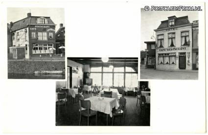Lemmer, Hotel-Cafe-Rest. 'Centrum'. C.B. Kienhorst - Burg. Krijgerplein ansichtkaart: Lemmer, Hotel-Cafe-Rest. 'Centrum'. C.B. Kienhorst - Burg. Krijgerplein